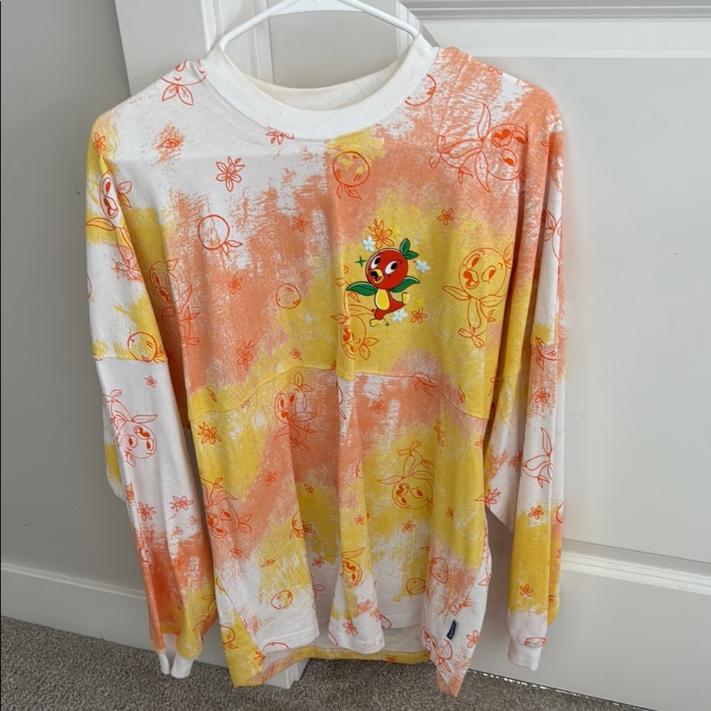 NWT 2021 Orange Bird Flower & Garden Spirit Jersey Disney Parks Size Small